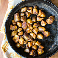 Smokey Skillet Fingerling Potatoes – Our Finest Bites