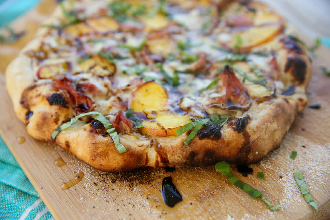 Peach-Prosciutto Pizza – Our Greatest Bites